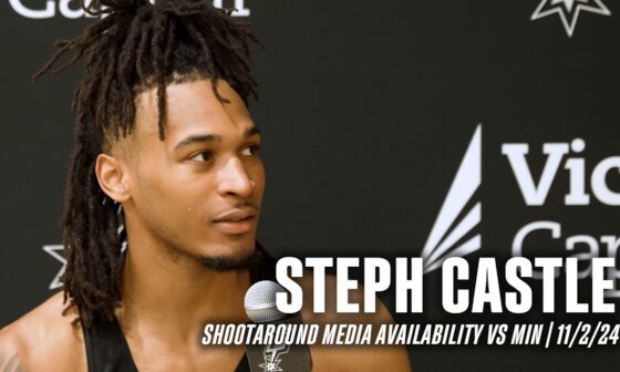 Stephon Castle Shootaround Media Availability vs Minnesota | 11.2.2024