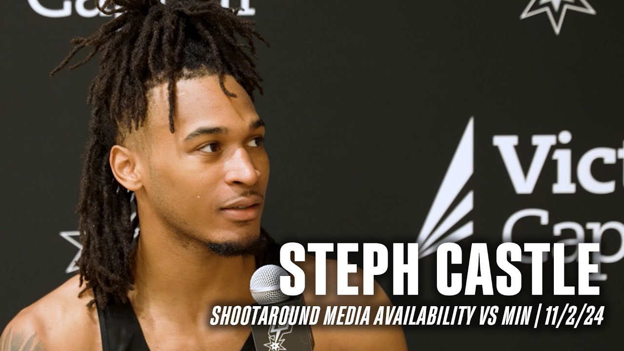 Stephon Castle Shootaround Media Availability vs Minnesota | 11.2.2024