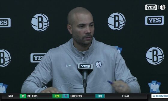 Jordi Fernández on the Nets' 120-112 win against the Bulls