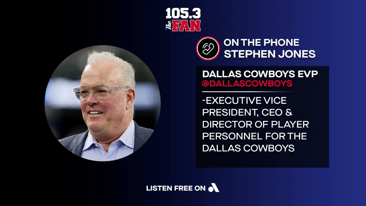 Stephen Jones on 105.3 The Fan 11/1/24 | Dallas Cowboys 2024