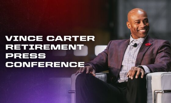 Vince Carter’s Jersey Retirement Press Conference | Reflecting on His Legacy in Canadian Basketball