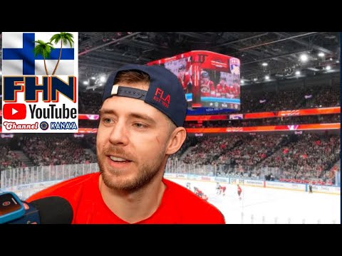 A.J. Greer: Florida Panthers Postgame Tampereella — Game 2 vs. Dallas Stars in Tampere, Finland