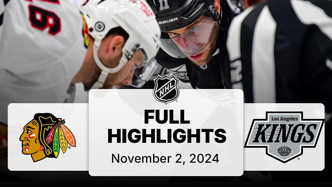 NHL Highlights | Blackhawks vs. Kings - November 2, 2024