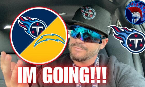 TITAN ANDERSON IS GOING TO THE TENNESSEE TITANS VS LOS ANGELES CHARGERS GAME!