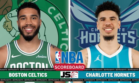 Boston Celtics Vs Charlotte Hornets | NBA Live Play-By-Play Scoreboard 2024