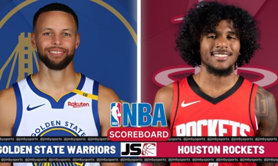 Golden State Warriors Vs Houston Rockets | NBA Live Play-By-Play Scoreboard 2024