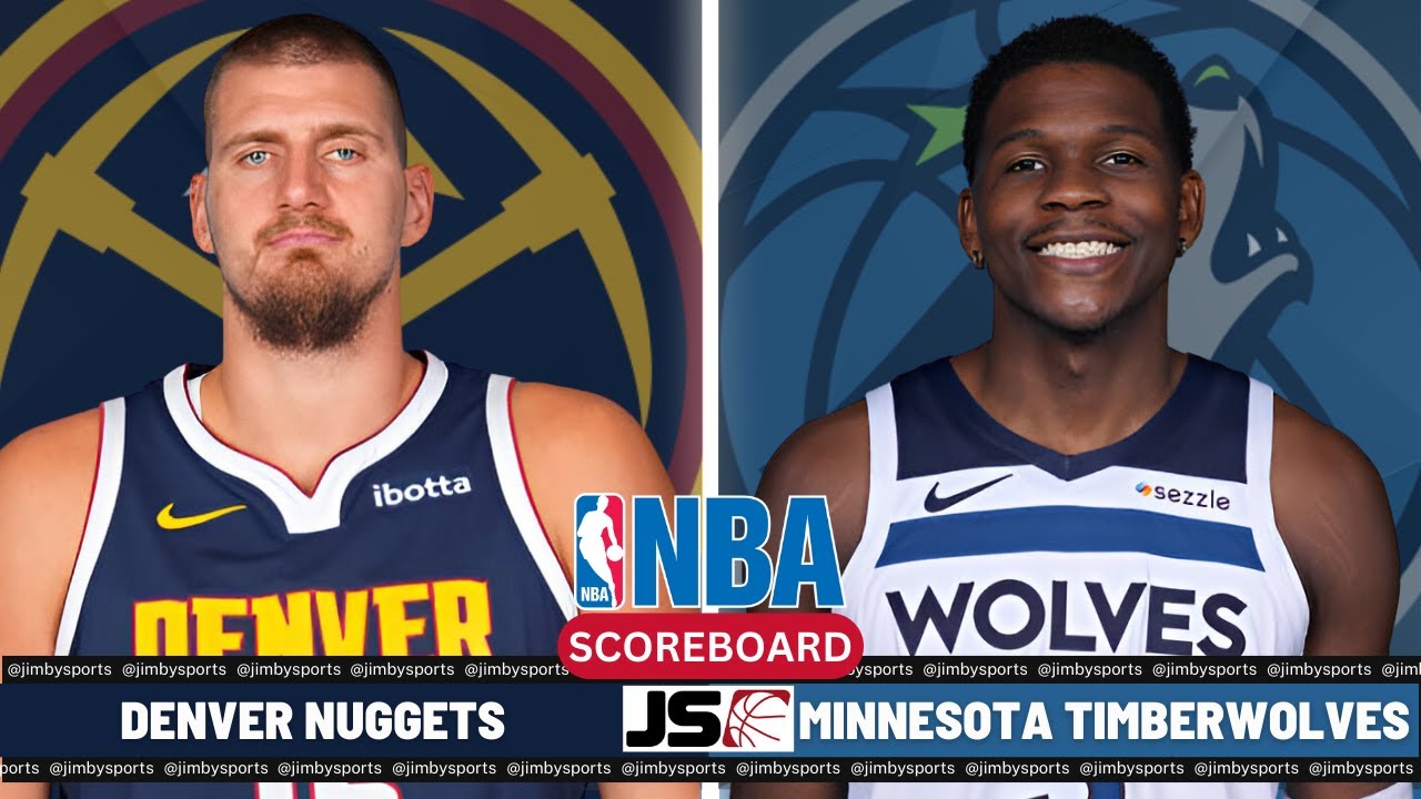 Denver Nuggets Vs Minnesota Timberwolves | NBA Live Play-By-Play Scoreboard 2024