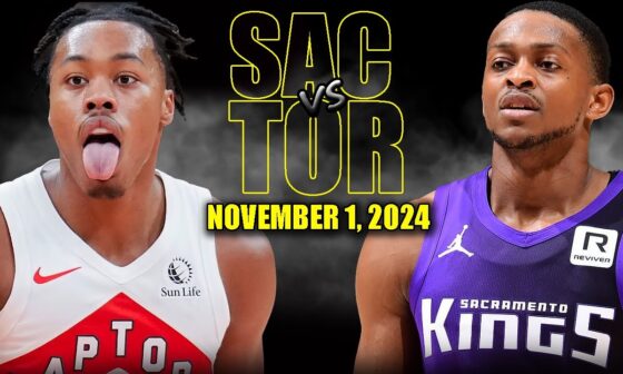 Toronto Raptors vs Sacramento Kings Full Game Highlights - November 2, 2024 NBA Season