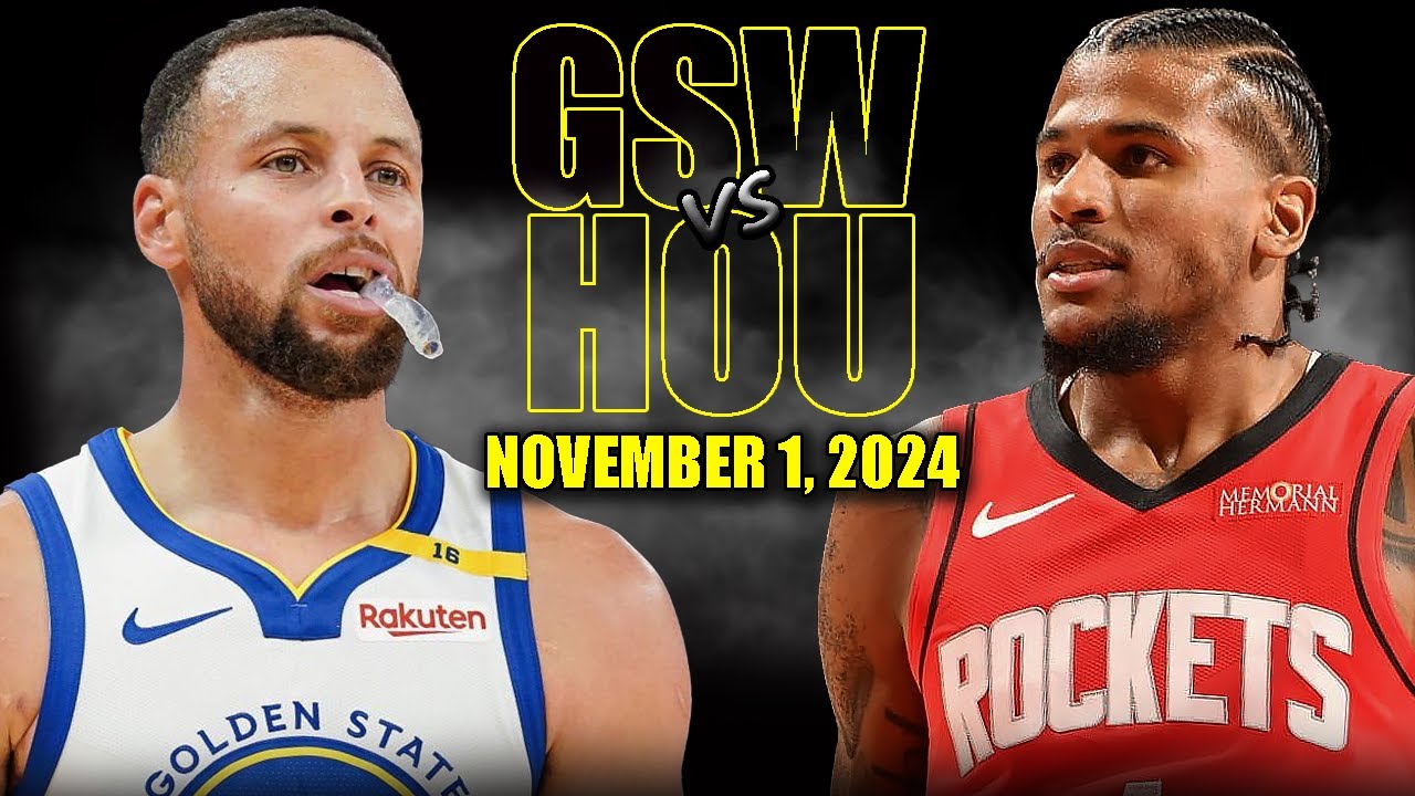 Golden State Warriors vs Houston Rockets Full Game Highlights - November 2, 2024 NBA Season