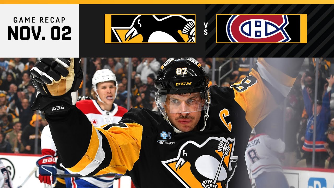 GAME RECAP: Penguins vs. Canadiens (11.02.24) | Crosby’s Goal-Scoring Stays Hot