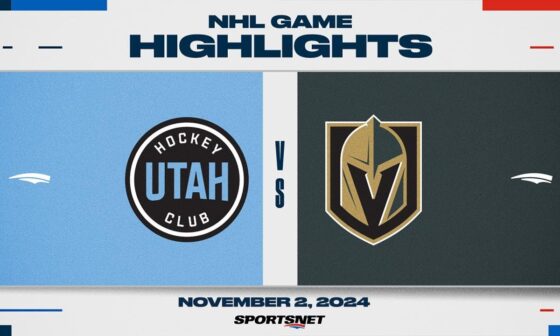 NHL Highlights | Utah HC vs. Golden Knights - November 2, 2024