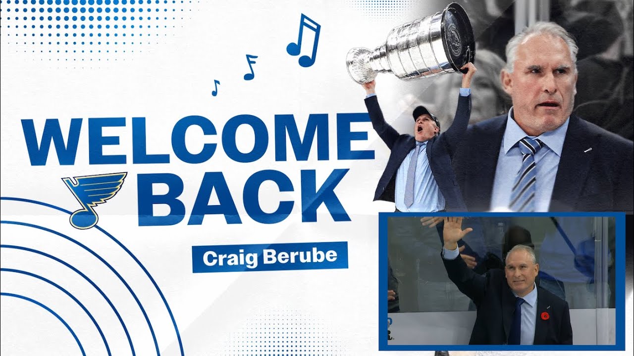 Craig Berube reacts to tribute video