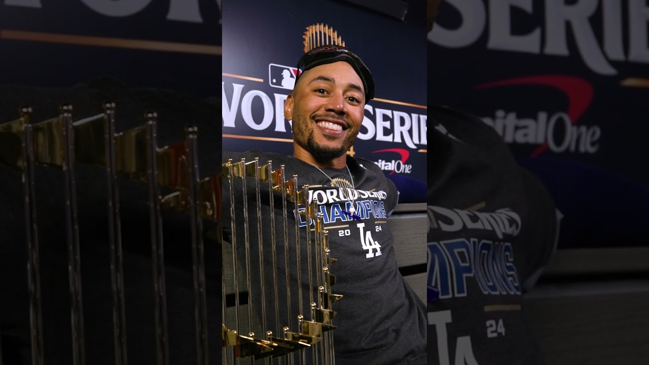 Mookie Betts: 3x #WorldSeries champion 🫡