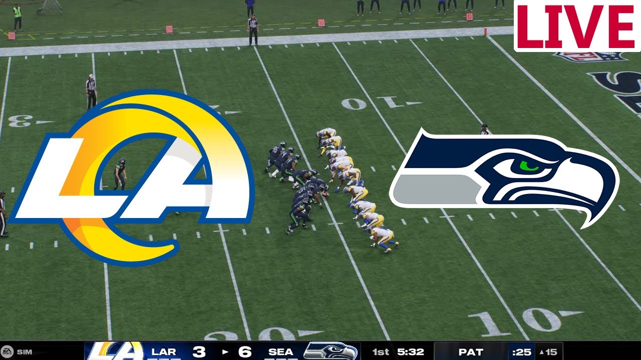 🔴LIVE🔴 Los Angeles Rams vs Seattle Seahawks / NFL Week 9/NFL SEASON /NFL Madden 25