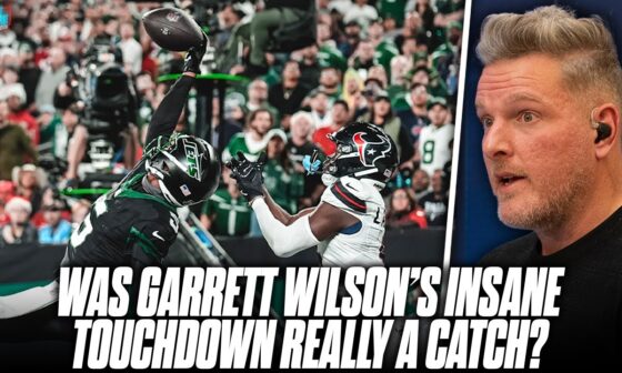 Garrett Wilson Adds Touchdown To "We Don't Know What An NFL Catch Is" List | Pat McAfee Show