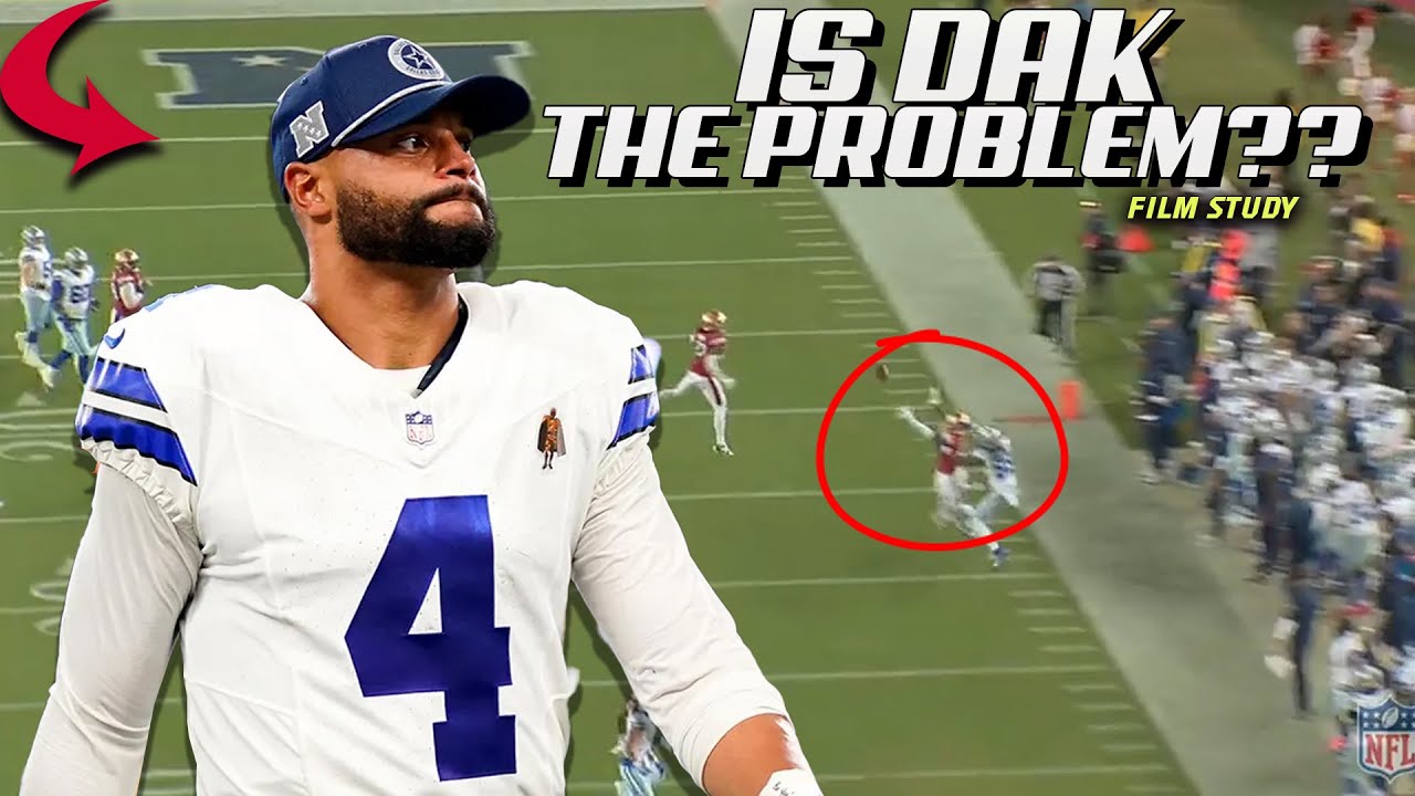 Dallas Cowboys Dak Prescott INTERCEPTIONS is he to blame? (Film Study)