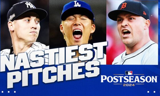 The NASTIEST PITCHES of the 2024 Postseason! (Ft. Yamamoto, Luke Weaver, Tarik Skubal AND MORE!)