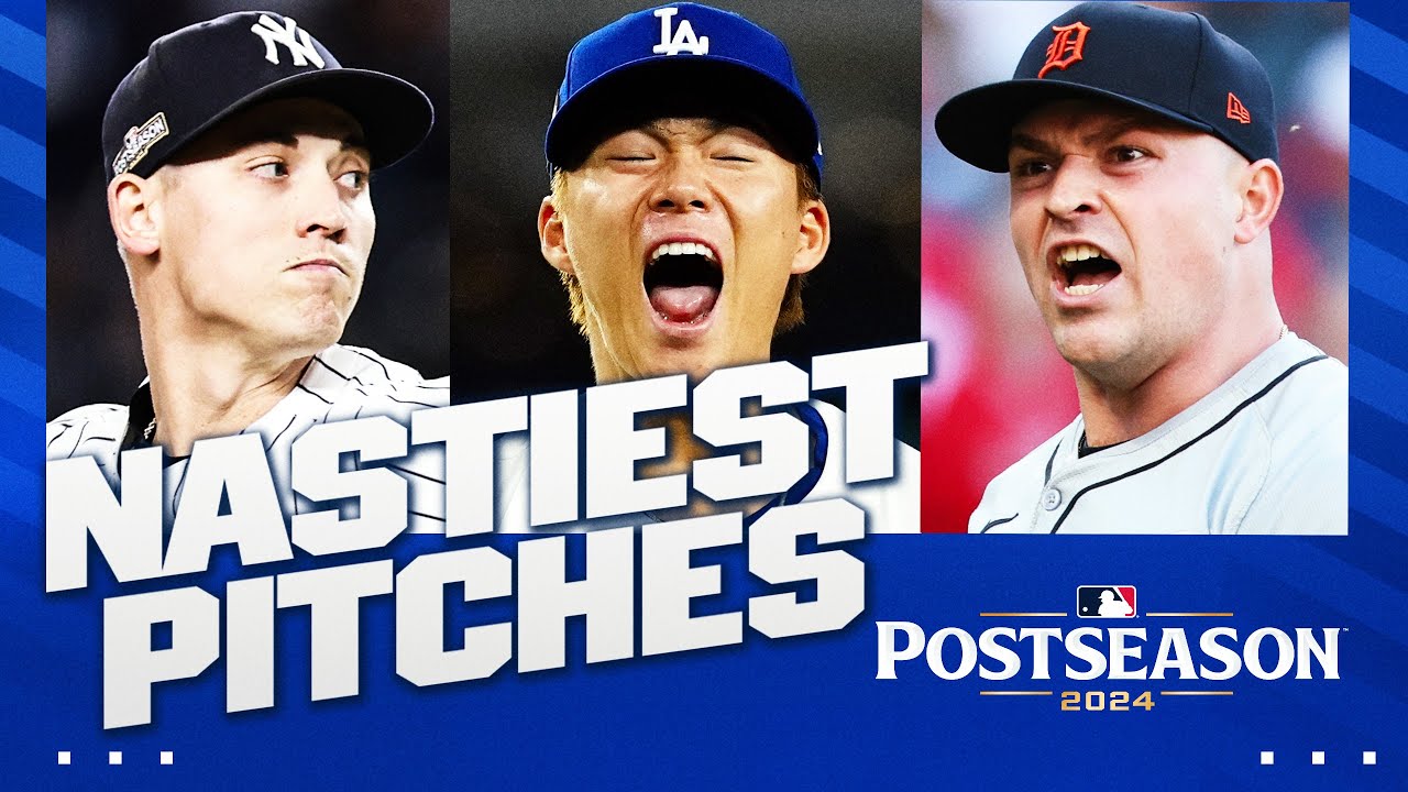 The NASTIEST PITCHES of the 2024 Postseason! (Ft. Yamamoto, Luke Weaver, Tarik Skubal AND MORE!)