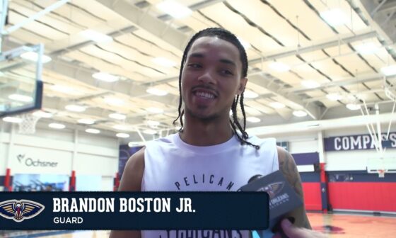 Brandon Boston Jr. on team chemistry, bench defense | Pelicans Practice 11/2/24