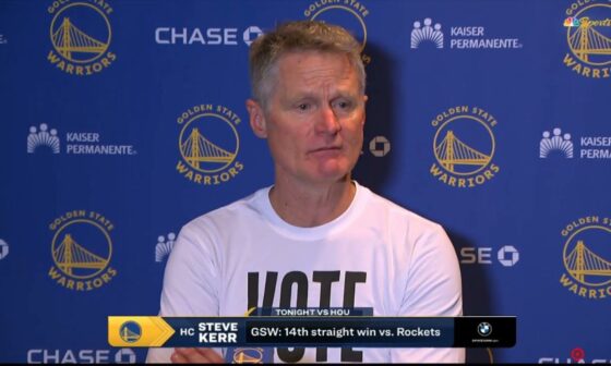 "Warriors are UNSTOPPBLE!" - Steve Kerr reacts to Buddy Hield beat Rockets 127-121 to improve to 5-1