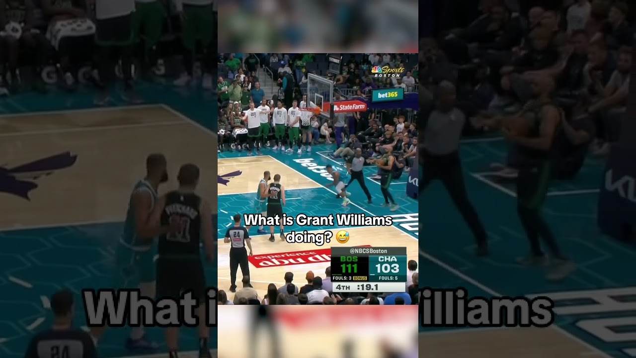 Grant Williams' shenanigans 😅 #shorts