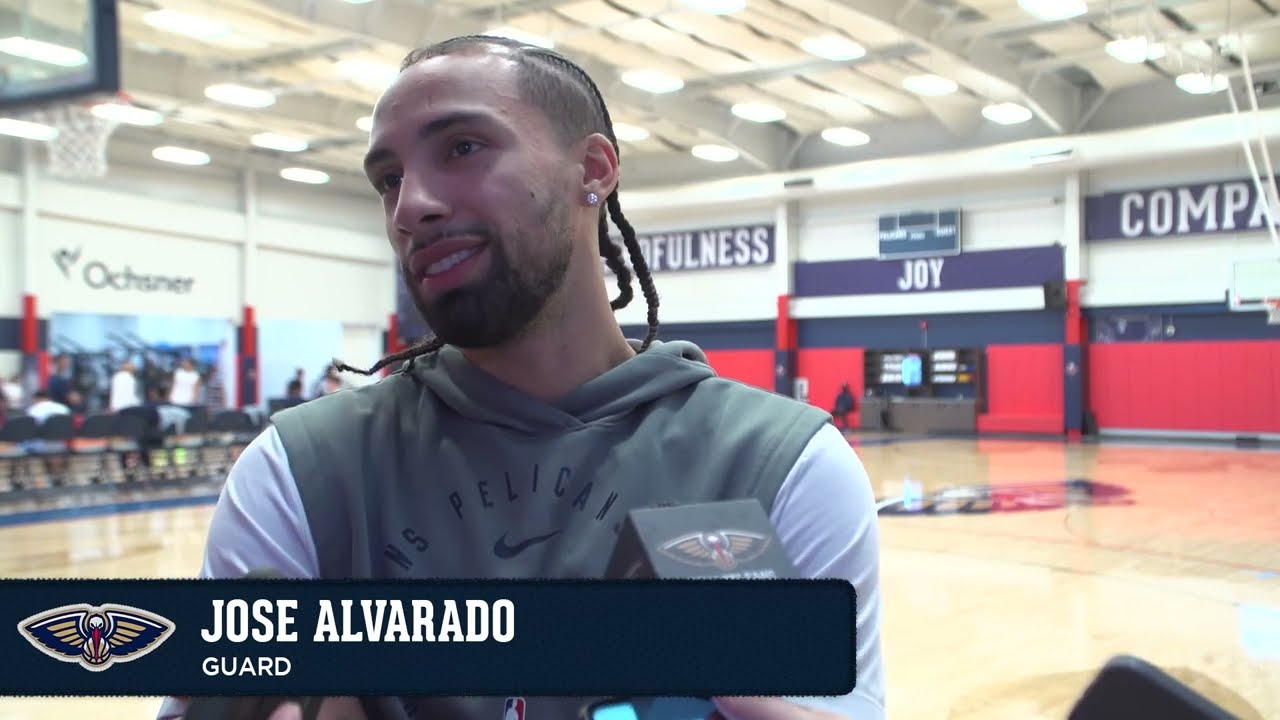 Jose Alvarado on Zion Williamson & Brandon Ingram, starting role | Pelicans Practice 11/2/24