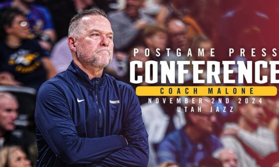 Coach Malone Full Postgame Press Conference vs. Utah Jazz 🎙 | 11/2/24