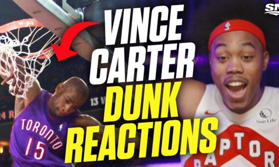 "IT'S OVER!" - Raptors React To Vince Carter's Nastiest Dunks