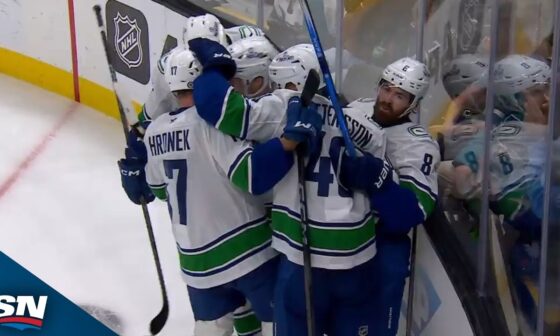 Pius Suter Pots Second Goal To Give Canucks Lead With 26 Seconds Left