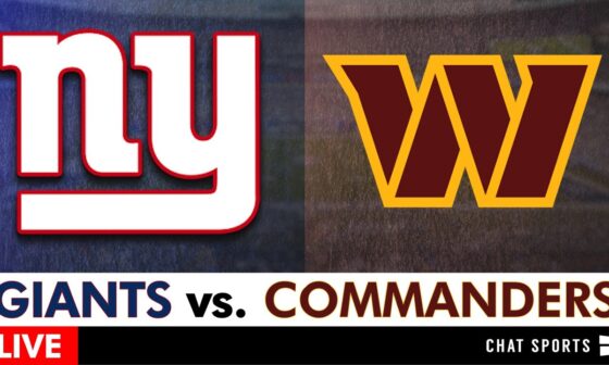 Giants vs. Commanders Live Stream Scoreboard, Play-By-Play, Highlights & Stats | NFL Week 9 On FOX