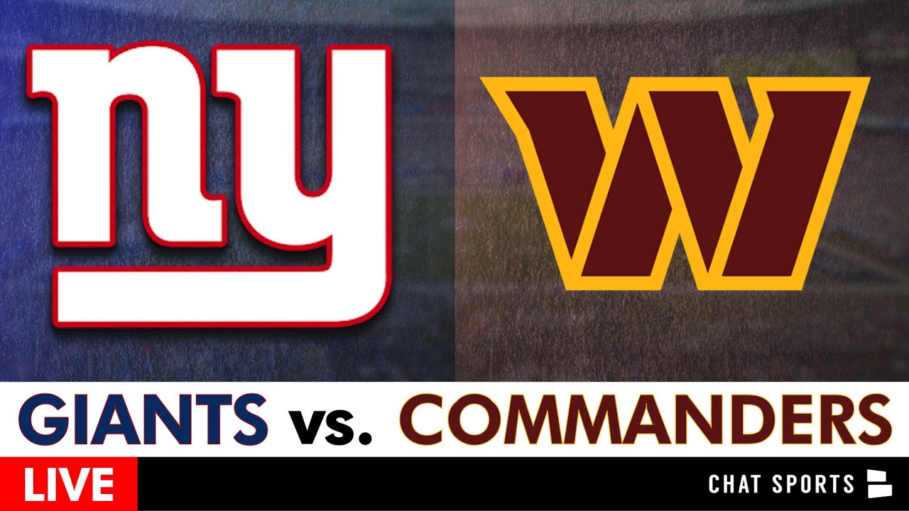 Giants vs. Commanders Live Stream Scoreboard, Play-By-Play, Highlights & Stats | NFL Week 9 On FOX