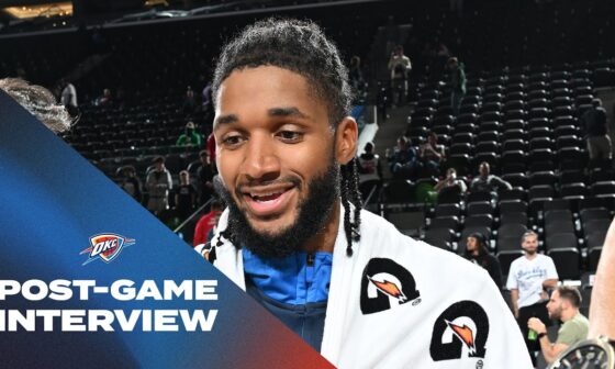 OKC Thunder at LA Clippers Post-Game Interview with Isaiah Joe | November 2, 2024