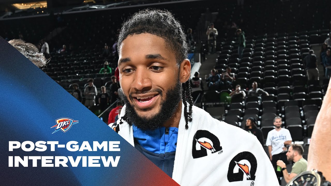 OKC Thunder at LA Clippers Post-Game Interview with Isaiah Joe | November 2, 2024