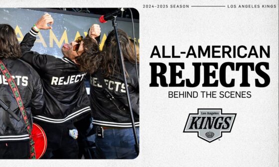 The All-American Rejects perform at the LA Kings Home Opener! | Behind the Scenes