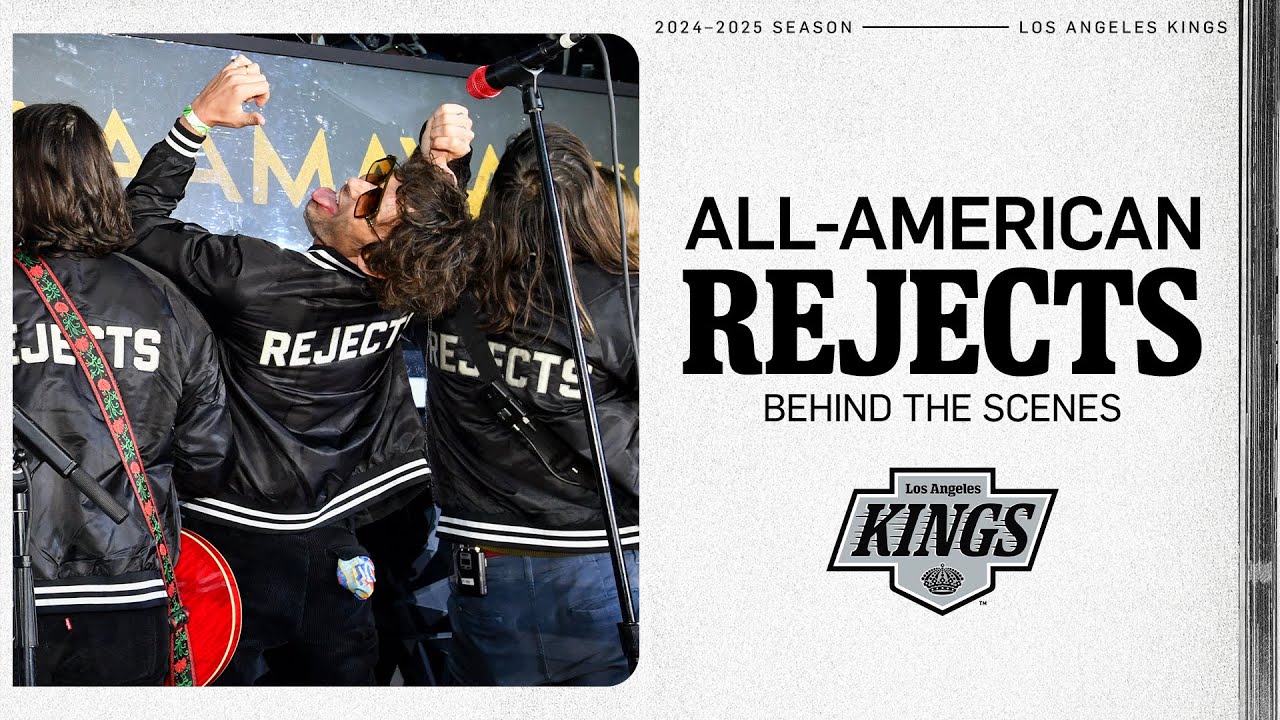 The All-American Rejects perform at the LA Kings Home Opener! | Behind the Scenes