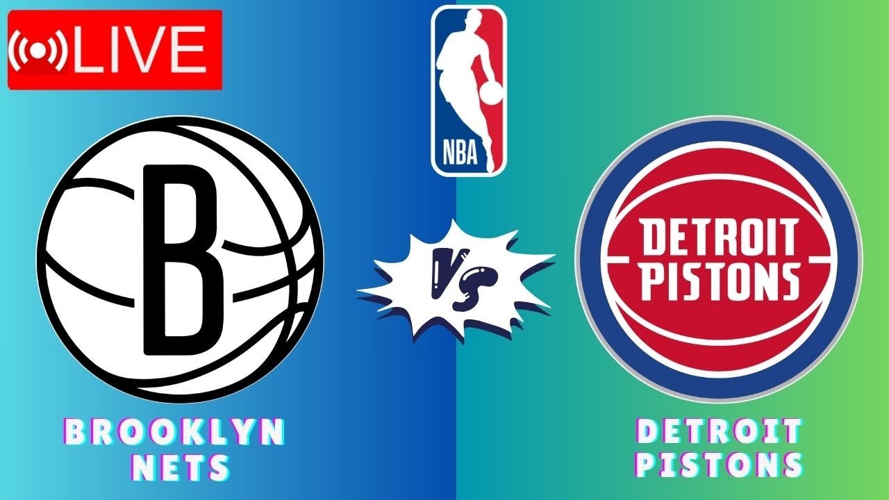 🔴LIVE : Brooklyn Nets vs Detroit Pistons | NBA Basketball Live Play Play SCOREBOARD |