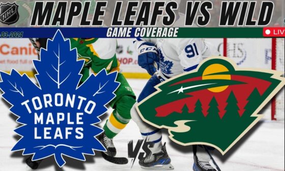 Toronto Maple Leafs vs Minnesota Wild Live NHL Hockey Gamecast