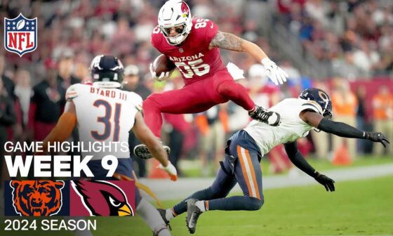 Chicago Bears vs. Arizona Cardinals | 2024 Week 9 Game Highlights