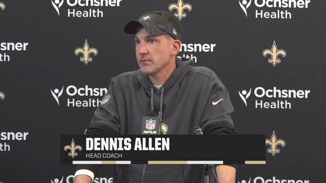 Dennis Allen Recaps Loss to Carolina | Saints-Panthers Postgame | 2024 NFL Week 9