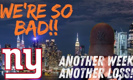 New York Giants | We Are F'n TERRIBLE! Giants fan Is EMBARRASSED  AGAIN!