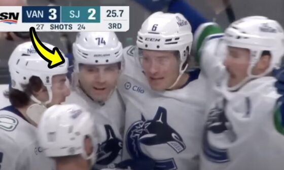 The Canucks just won in such a DRAMATIC way...