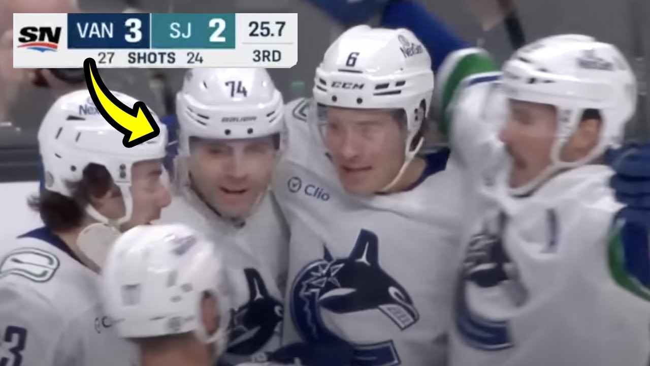 The Canucks just won in such a DRAMATIC way...