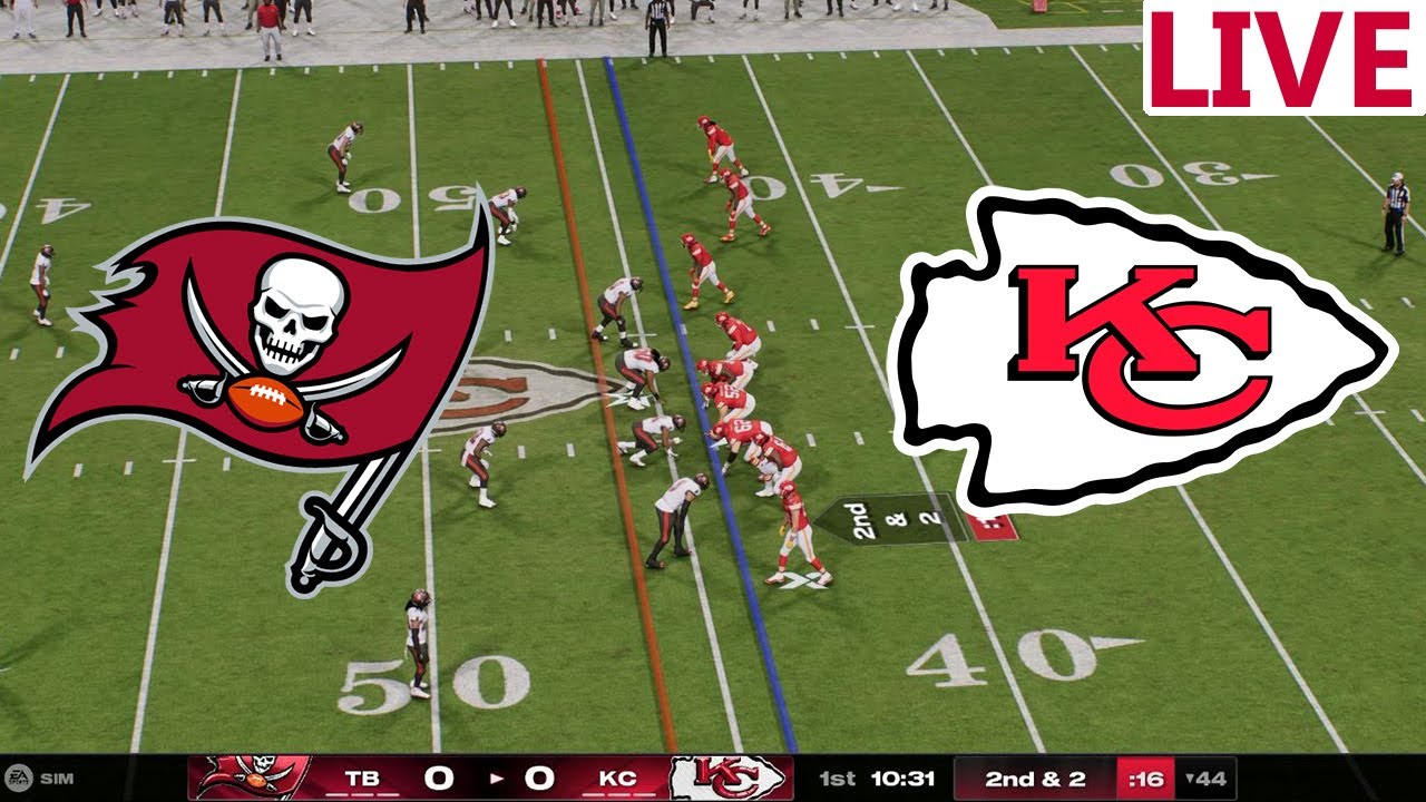 🔴LIVE 🔴Tampa Bay Buccaneers  VS Kansas City Chiefs/ NFL Week 9 /NFL SEASON /NFL Madden NFL