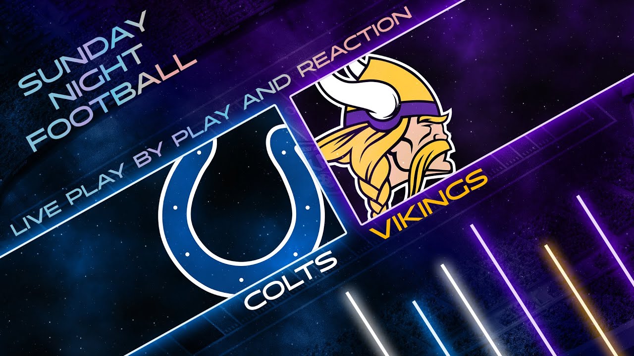 Colts vs Vikings Live Play by Play & Reaction