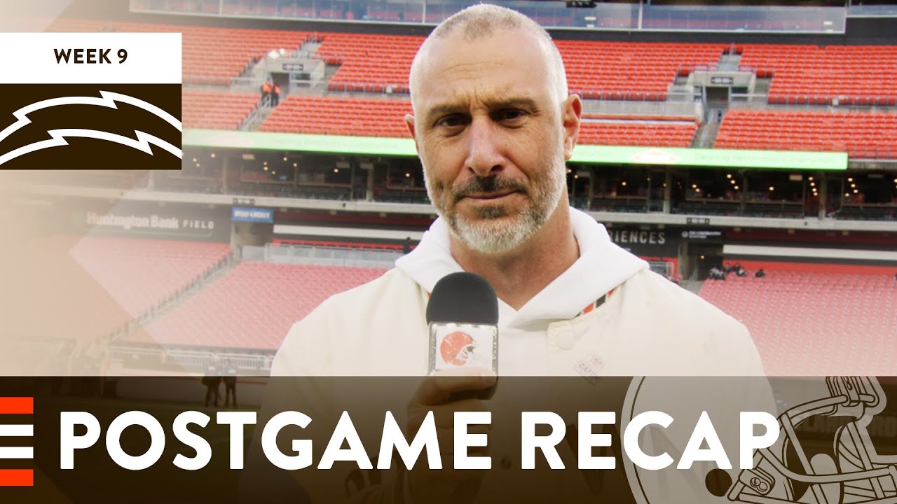 Browns vs. Chargers Week 9 | Postgame Recap