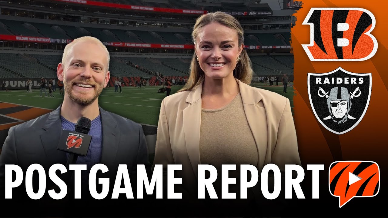 Postgame Report: Joe Burrow’s 5 Touchdowns Lead Bengals to WIN Over Raiders