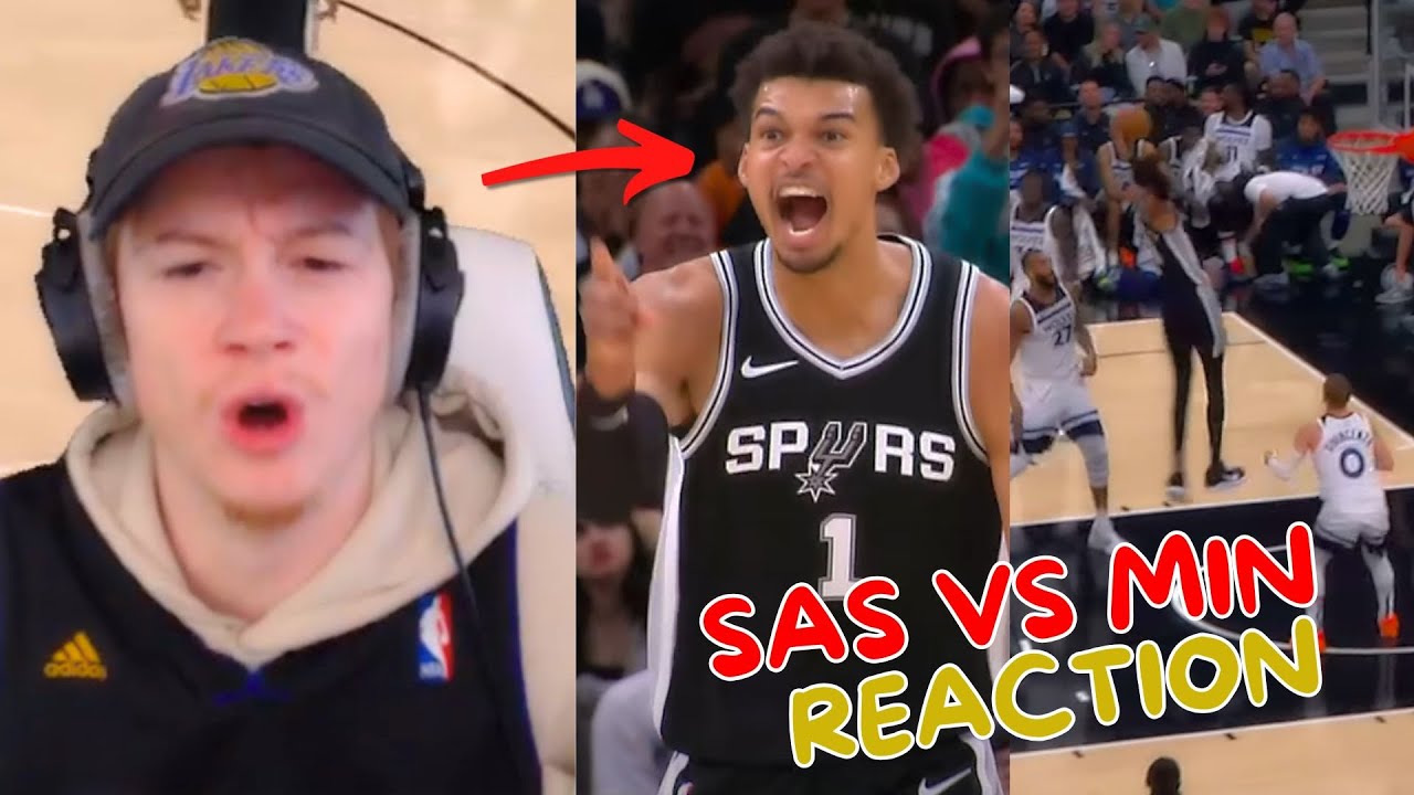 Reacting to Spurs vs Timberwolves Regular Season Game!