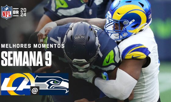 Los Angeles Rams vs Seattle Seahawks | Melhores Momentos - NFL 2024