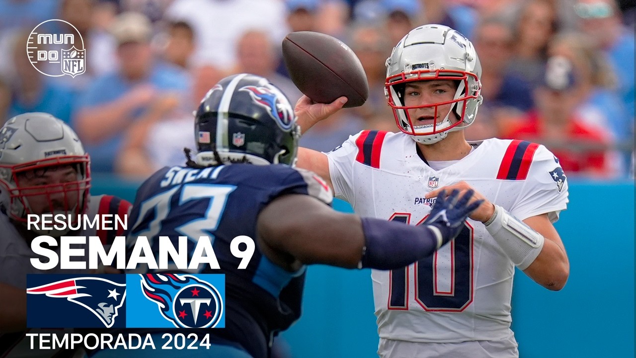 New England Patriots vs. Tennessee Titans | Resumen NFL en español - Semana 9 | NFL Highlights 2024