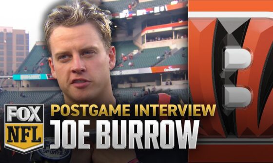 Joe Burrow speaks on throwing FIVE TDs and leading Bengals to 41-24 win over Raiders | NFL on FOX